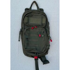 Fieldline Pro Series Tactical Sling Bag Olive Green MOLLE Pack TPB006FLT-000